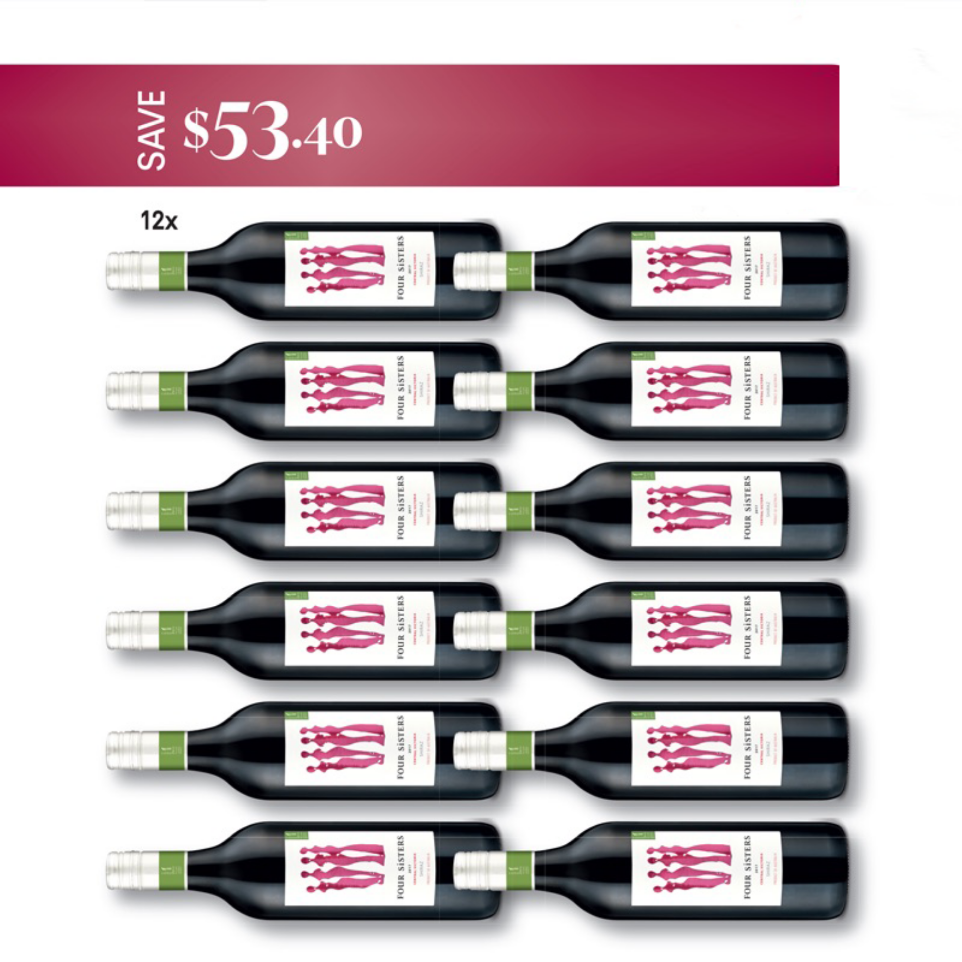 Picture of 2017 Four Sisters Shiraz
