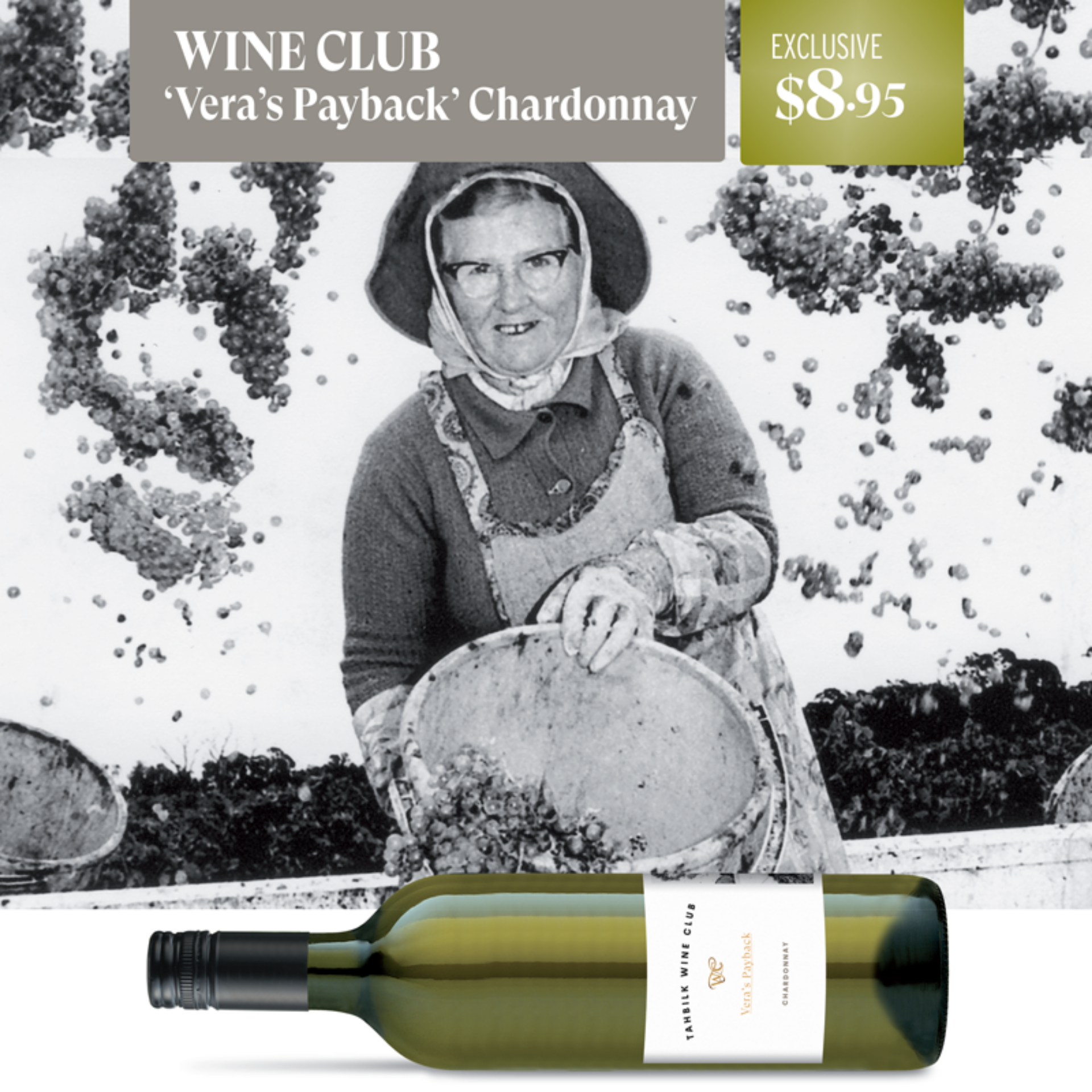 Picture of 2024 Wine Club Veras Payback Chardonnay | Double Dozen