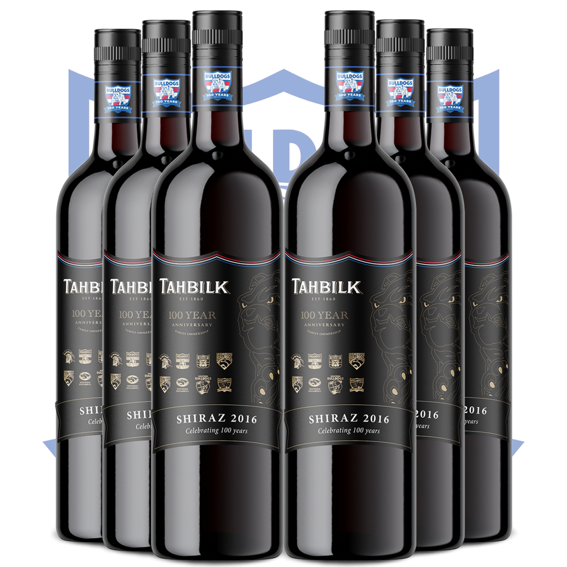Picture of 2016 Western Bulldogs Centenary Shiraz | Limited Release | Six Pack