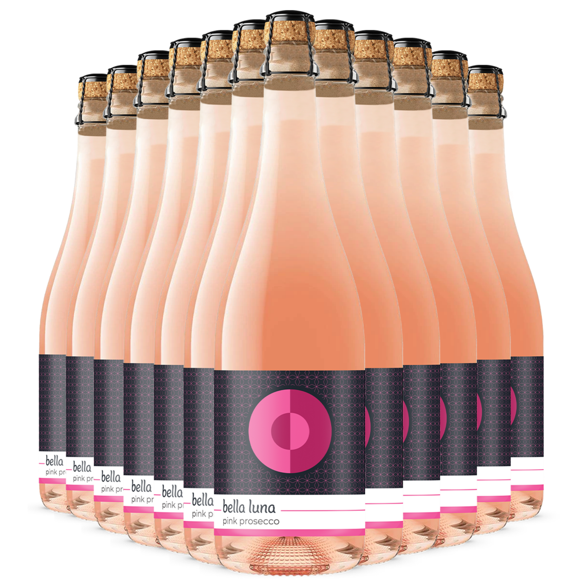 Picture of 2024 Bella Luna Pink Prosecco  | Dozen