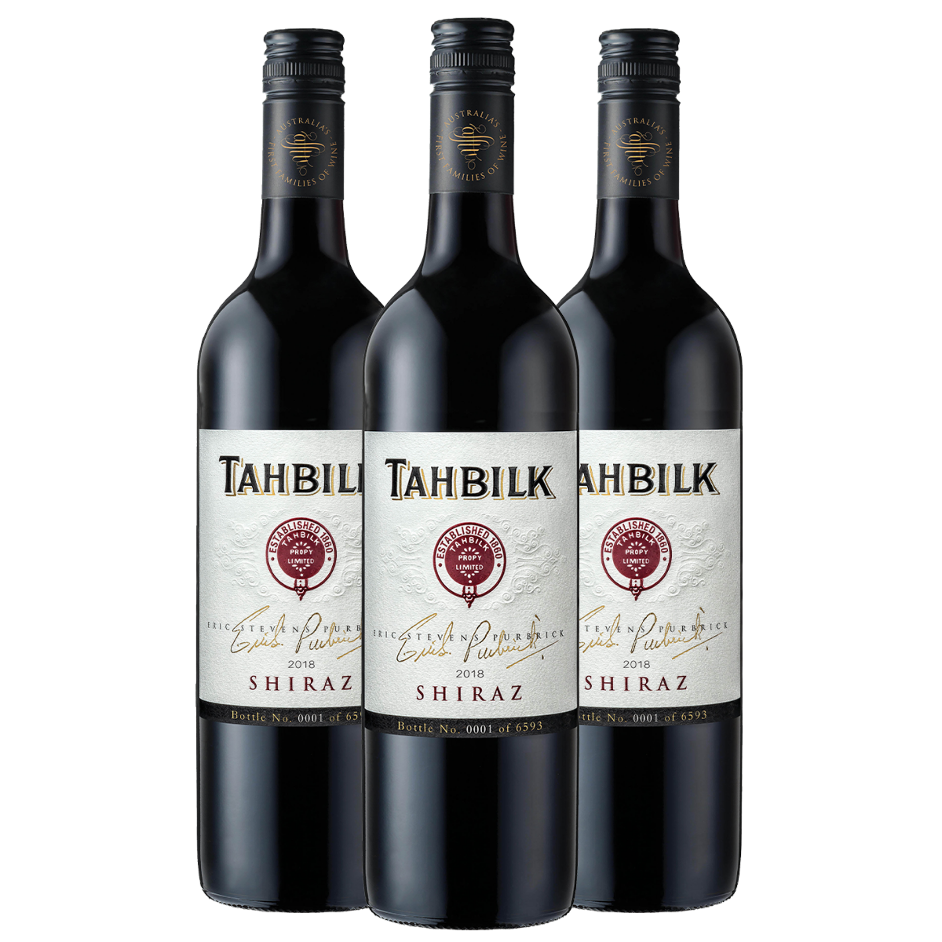 Picture of Tahbilk 2018 Eric Stevens Purbrick Shiraz | Iconic Three Pack