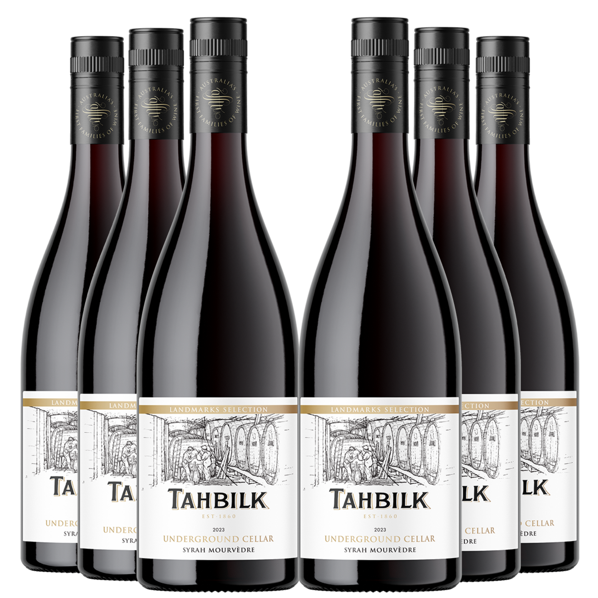 Picture of Tahbilk 'Landmark Series' 2023 Syrah (Shiraz) Mourvedre | Six Pack