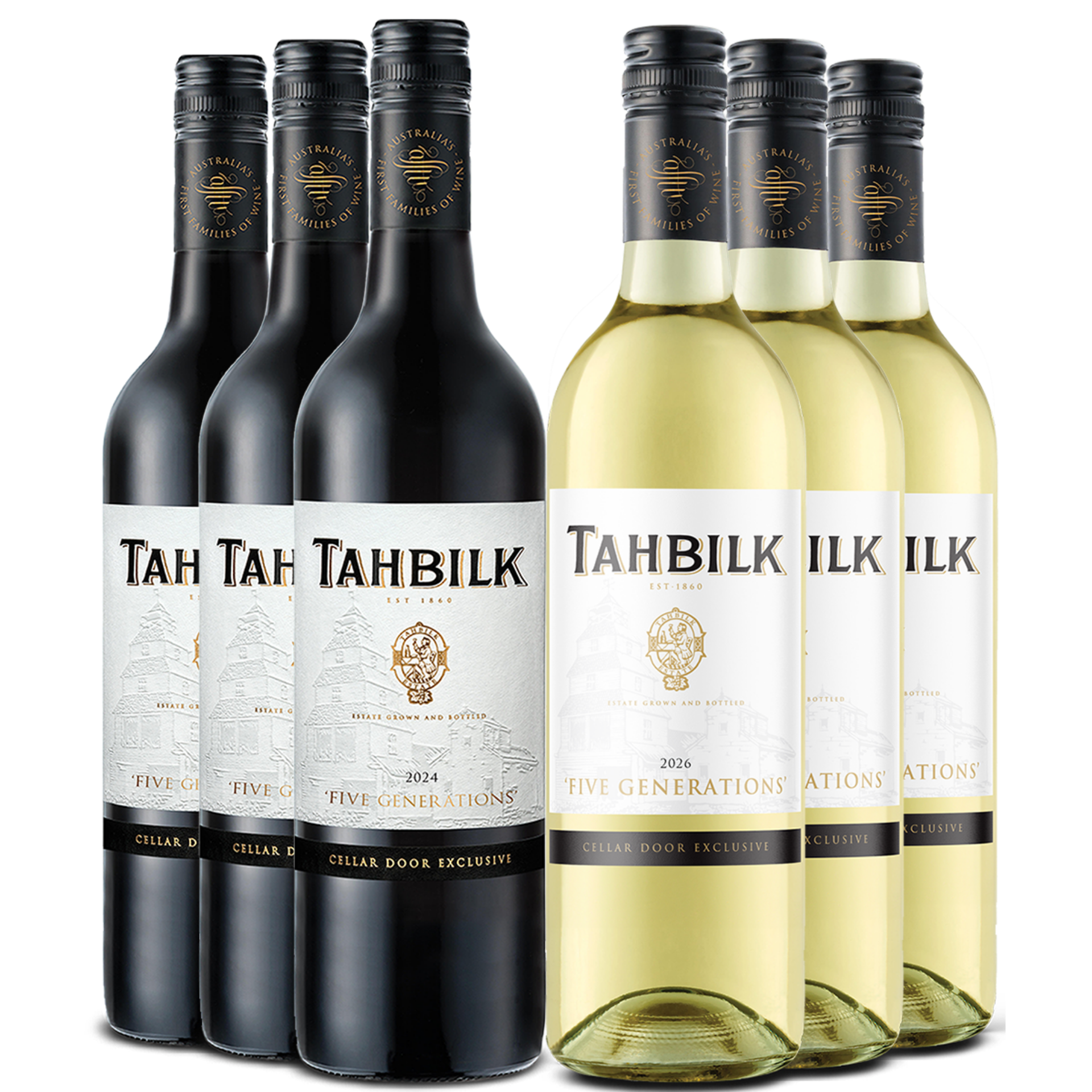 Picture of Tahbilk Five Generations Red & White | Six Pack