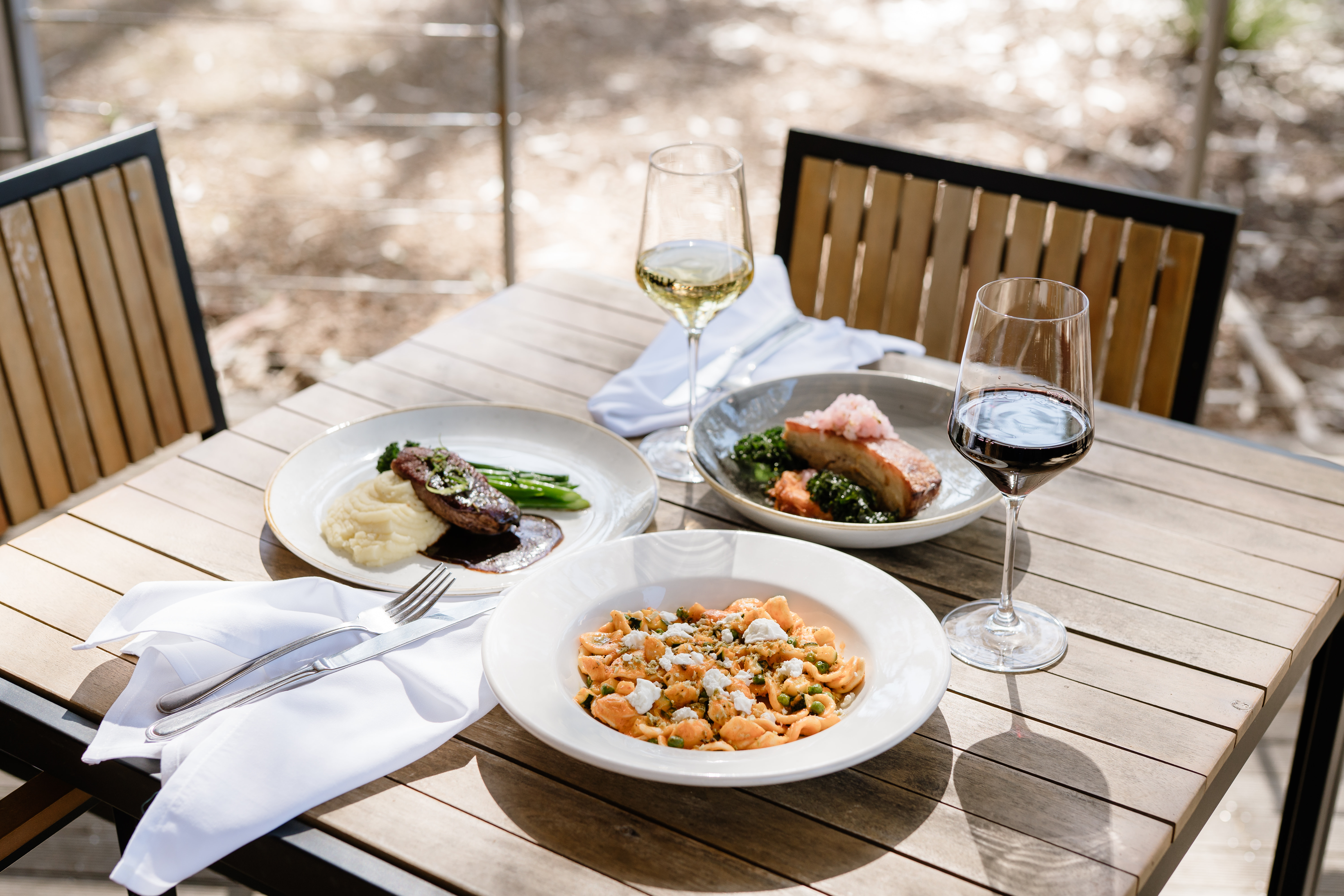 Tahbilk Estate Restaurant seasonal Spring menu